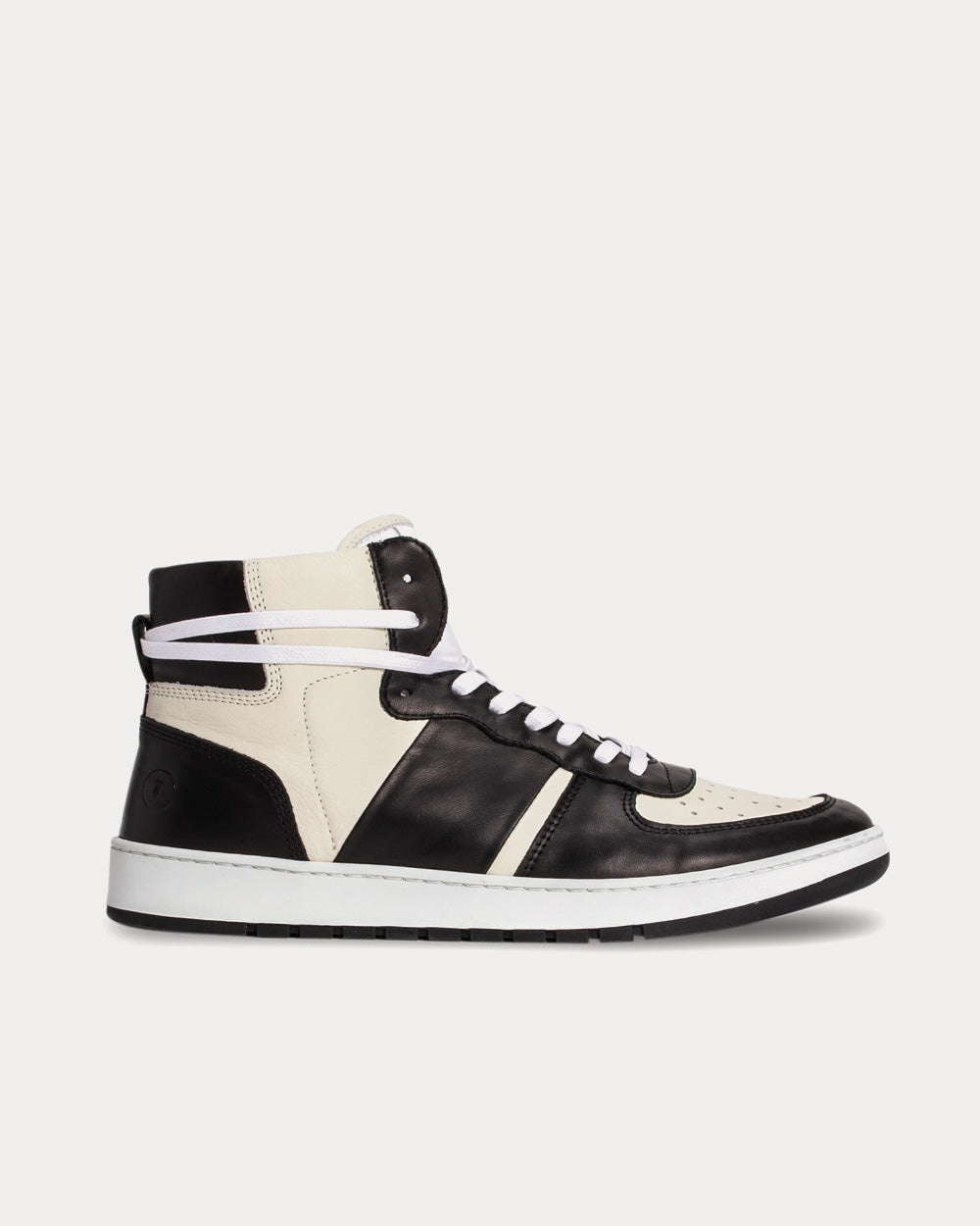 Collegium Pillar Destroyer Black / White High Top Sneaker - 1