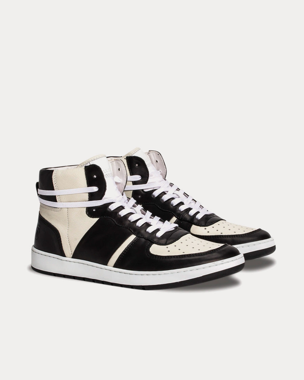 Collegium Pillar Destroyer Black / White High Top Sneaker - 3