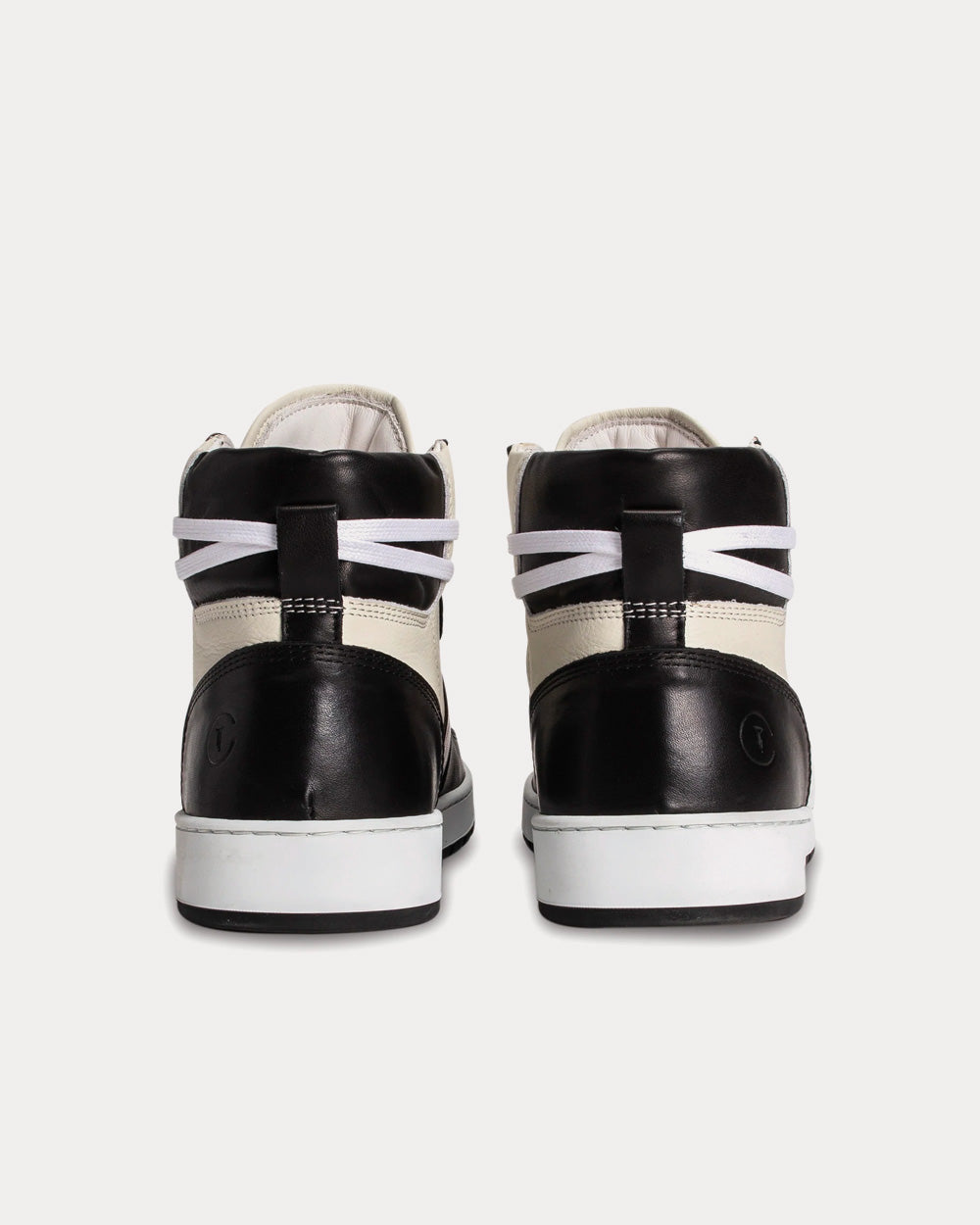 Collegium Pillar Destroyer Black / White High Top Sneaker - 4