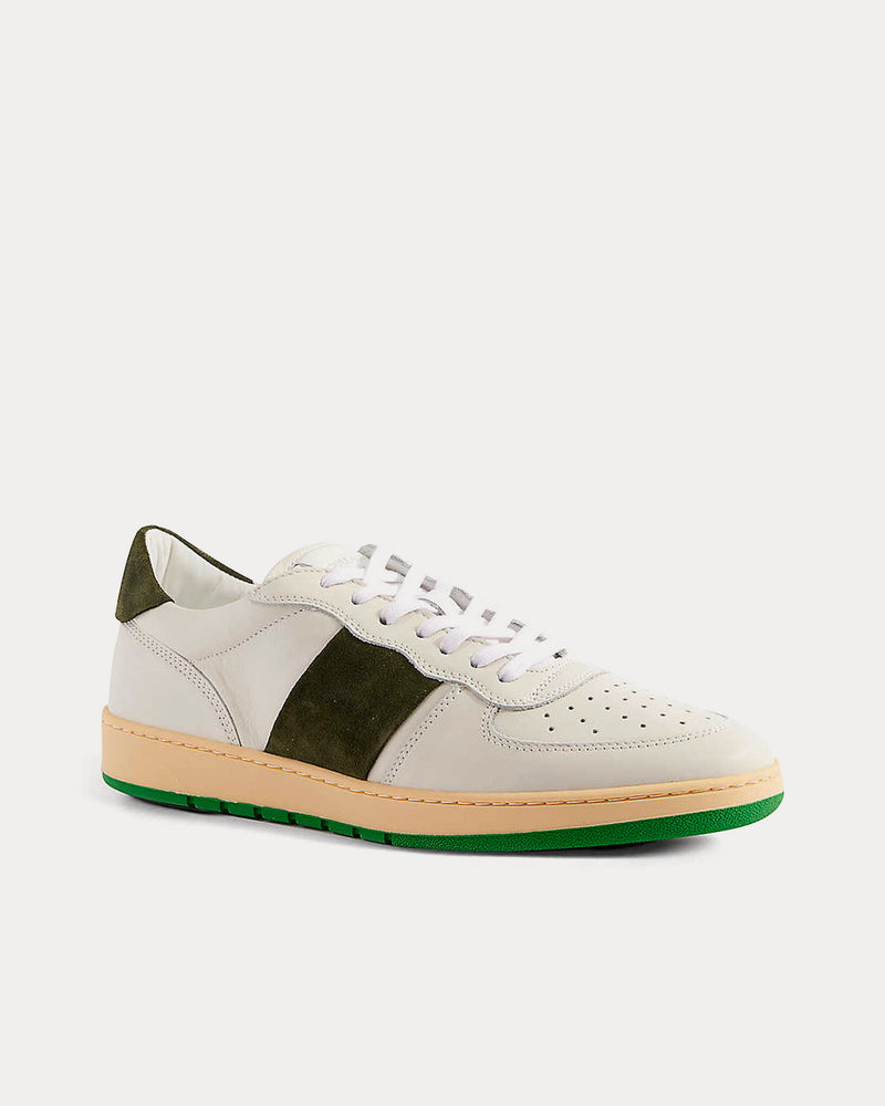 Collegium Pillar Destroyer Forest Green / White Low Top Sneakers - 3