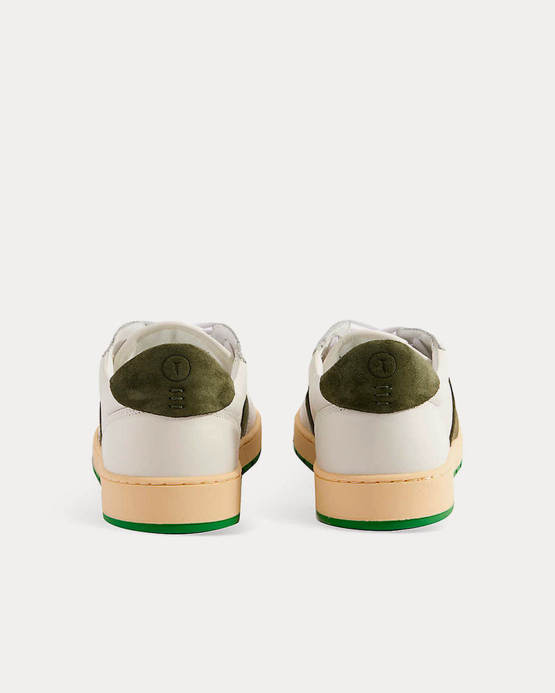 Collegium Pillar Destroyer Forest Green / White Low Top Sneakers - 4