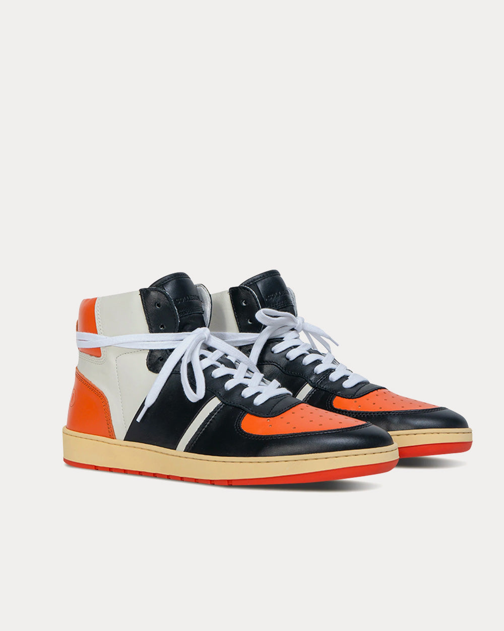 Collegium Pillar Destroyer Amber Orange High Top Sneakers - 2