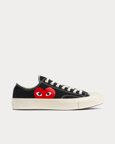 Converse x Comme des Garçons PLAY Chuck Taylor All Star 70 Ox Black Low Top Sneakers