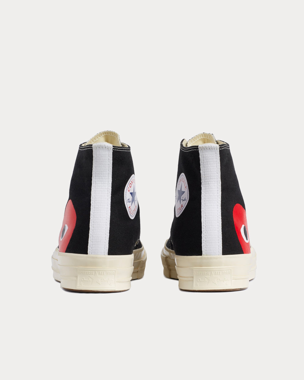 Converse x Comme des Garçons PLAY Chuck Taylor All Star 70 Ox Black High Top Sneakers - 3