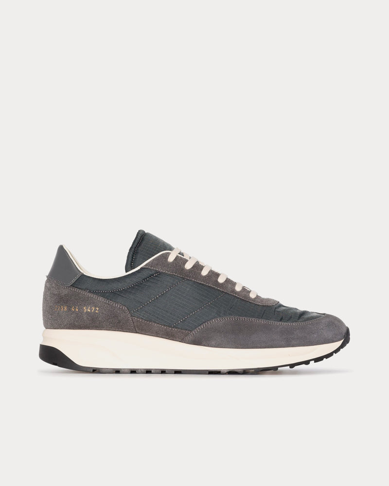 Common Projects Track Classic Suede Grey Low Top Sneakers - 1