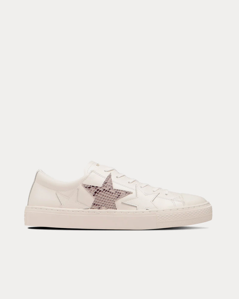 Converse All Star Coupe Epais Triostar Am Ox White / Python Low Top Sneakers - 1