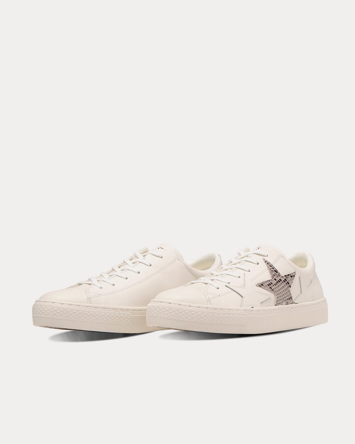 Converse All Star Coupe Epais Triostar Am Ox White / Python Low Top Sneakers - 3