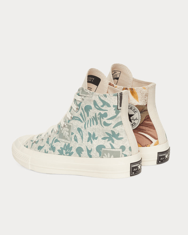 Converse x Beyond Retro Hawaiian Shirt Chuck 70 Multi / Egret High Top Sneakers - 4