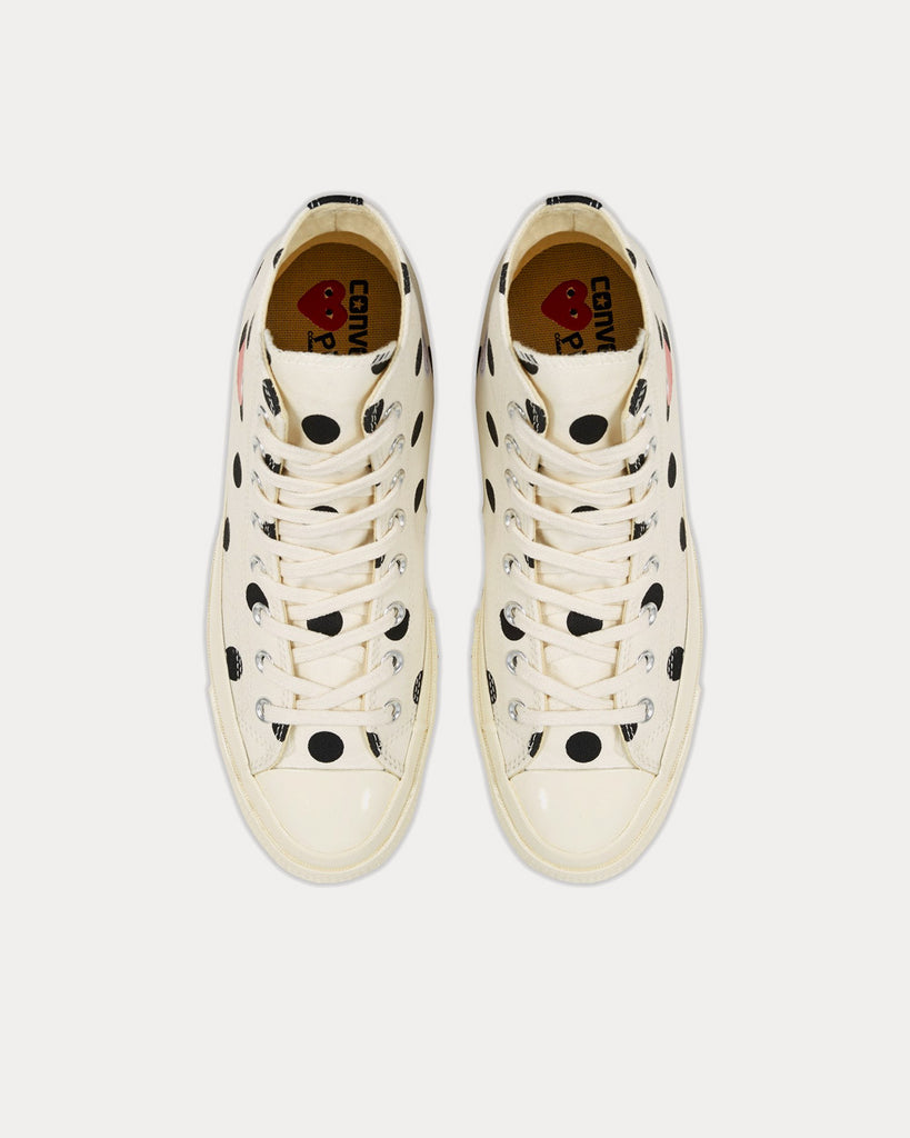 Cdg polka hotsell dot converse