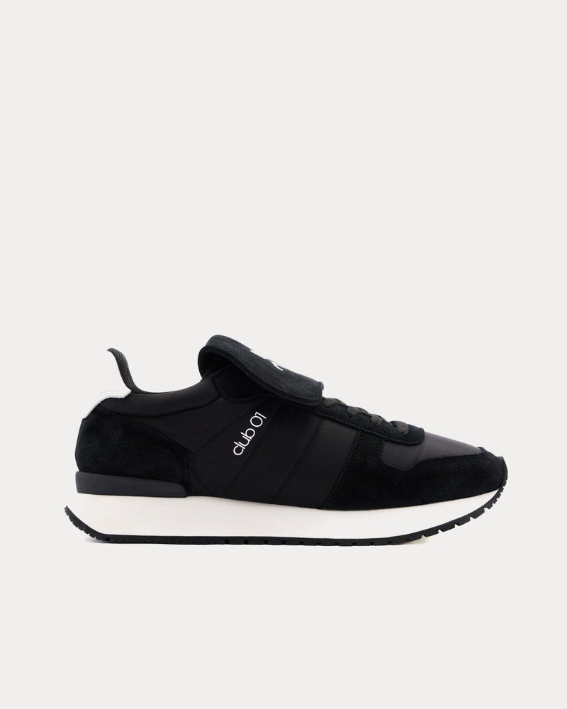 Courrèges Club 01 Black Low Top Sneakers - 1