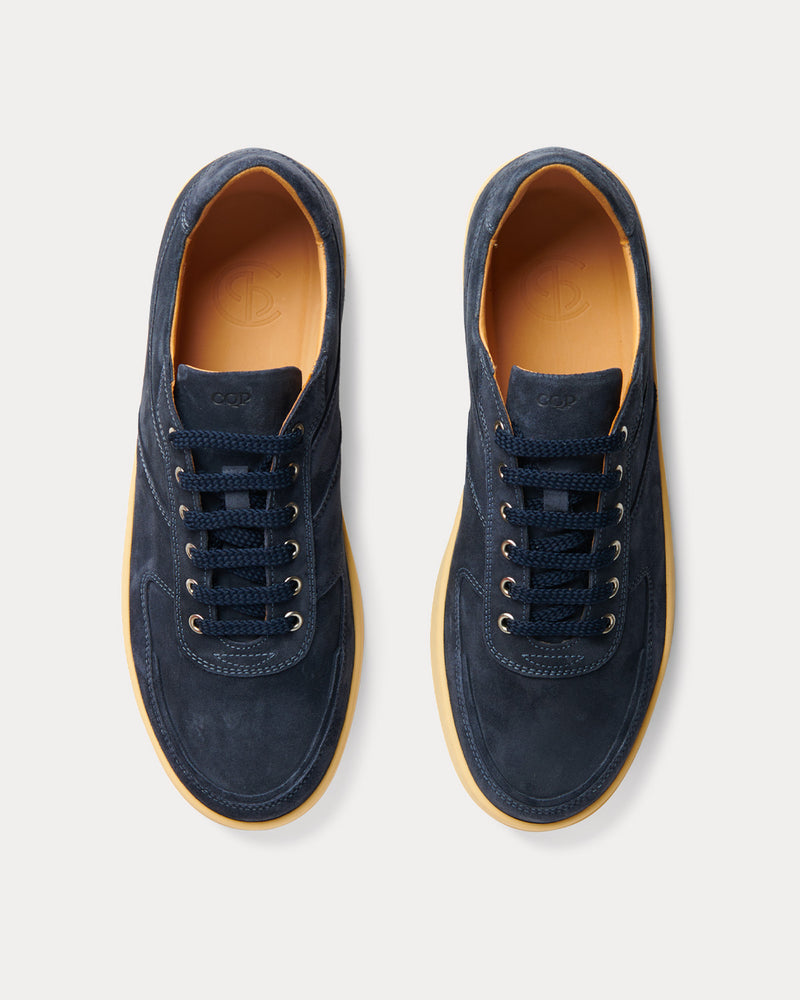 CQP Center Washed Navy Low Top Sneakers - 2