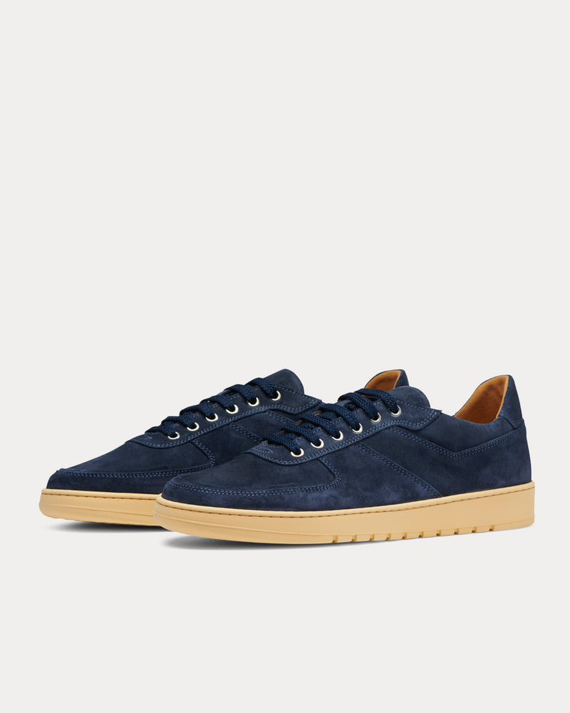 CQP Center Washed Navy Low Top Sneakers - 3