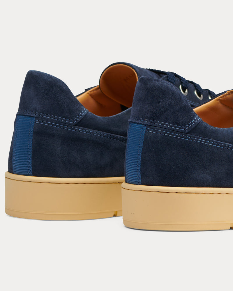 CQP Center Washed Navy Low Top Sneakers - 4