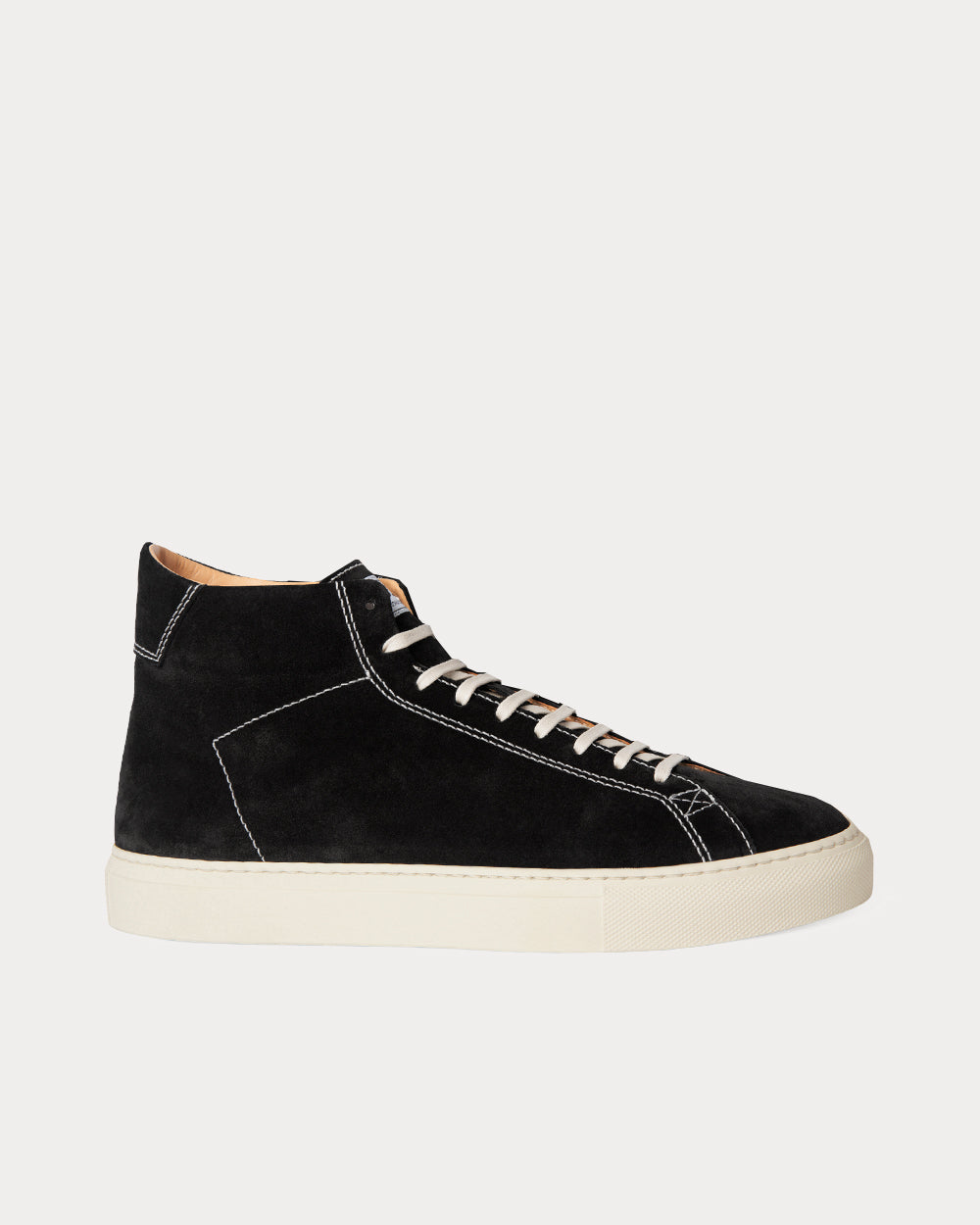 CQP Flyback Coal Black High Top Sneakers - 1