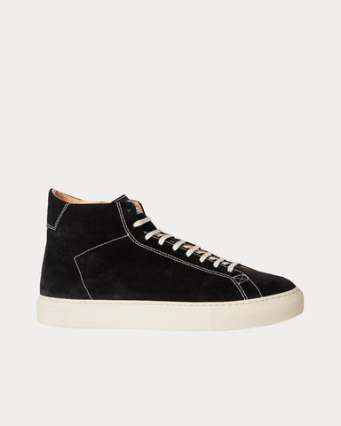 CQP Flyback Coal Black High Top Sneakers