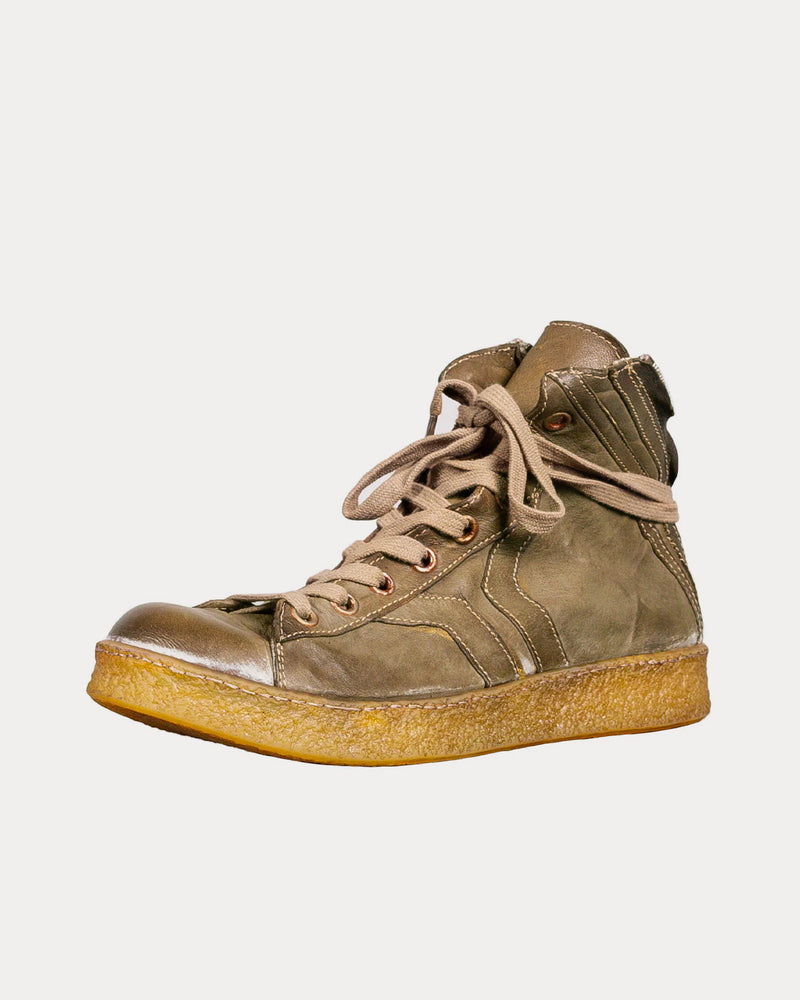 Culture of Brave Grit Olive Mid Top Sneakers - 3