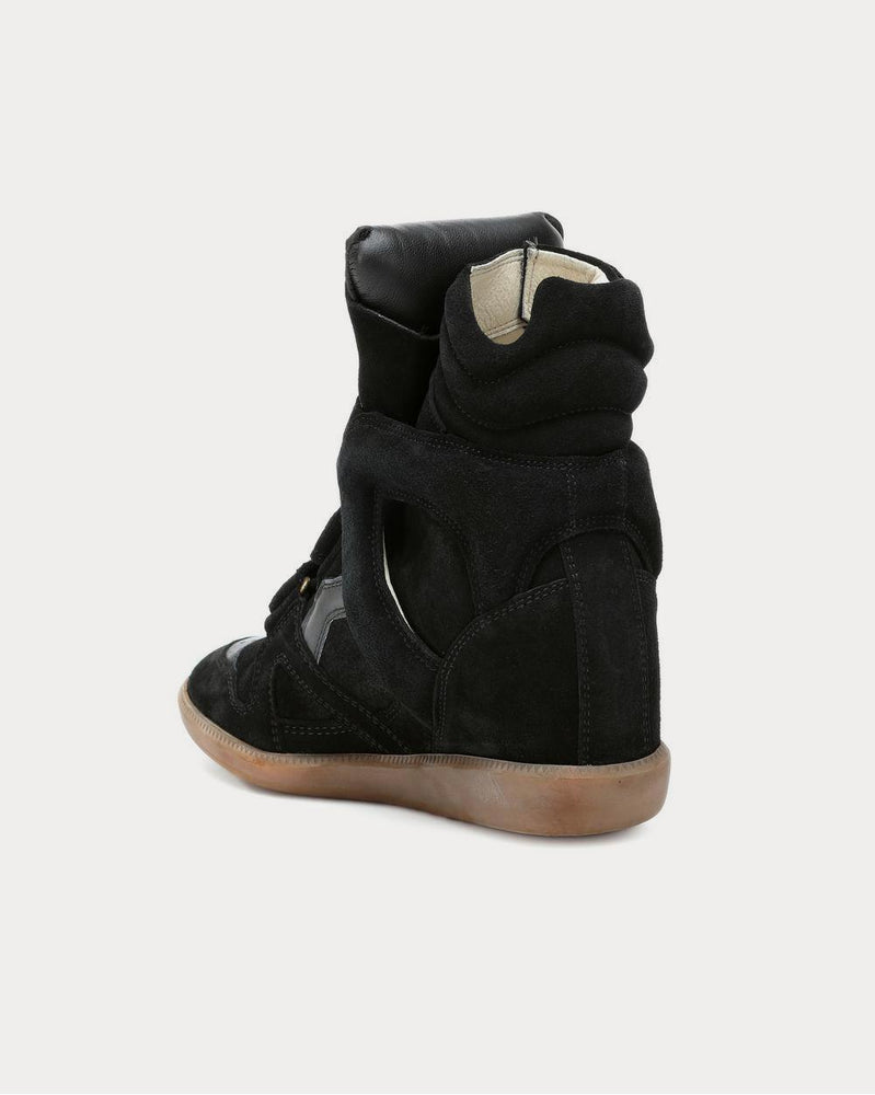 Isabel Marant Bekett leather and suede black High Top Sneakers - 3