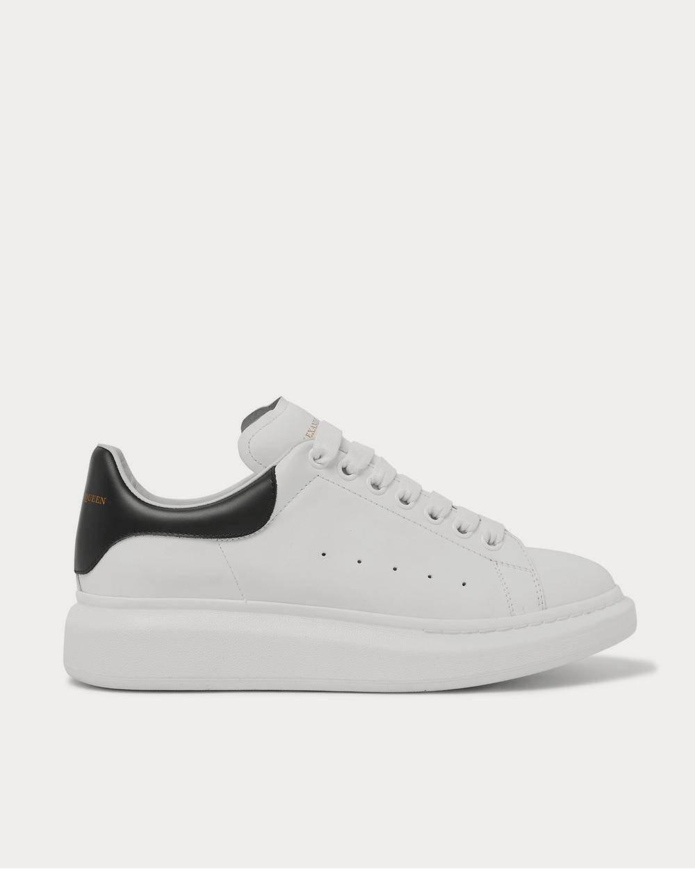 Alexander McQueen Exaggerated-Sole Leather  White low top sneakers - 1