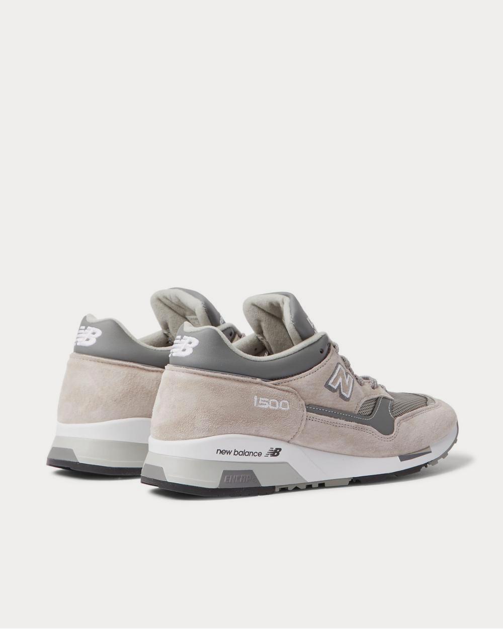 New Balance M1500 Suede, Leather and Mesh  Beige low top sneakers - 3