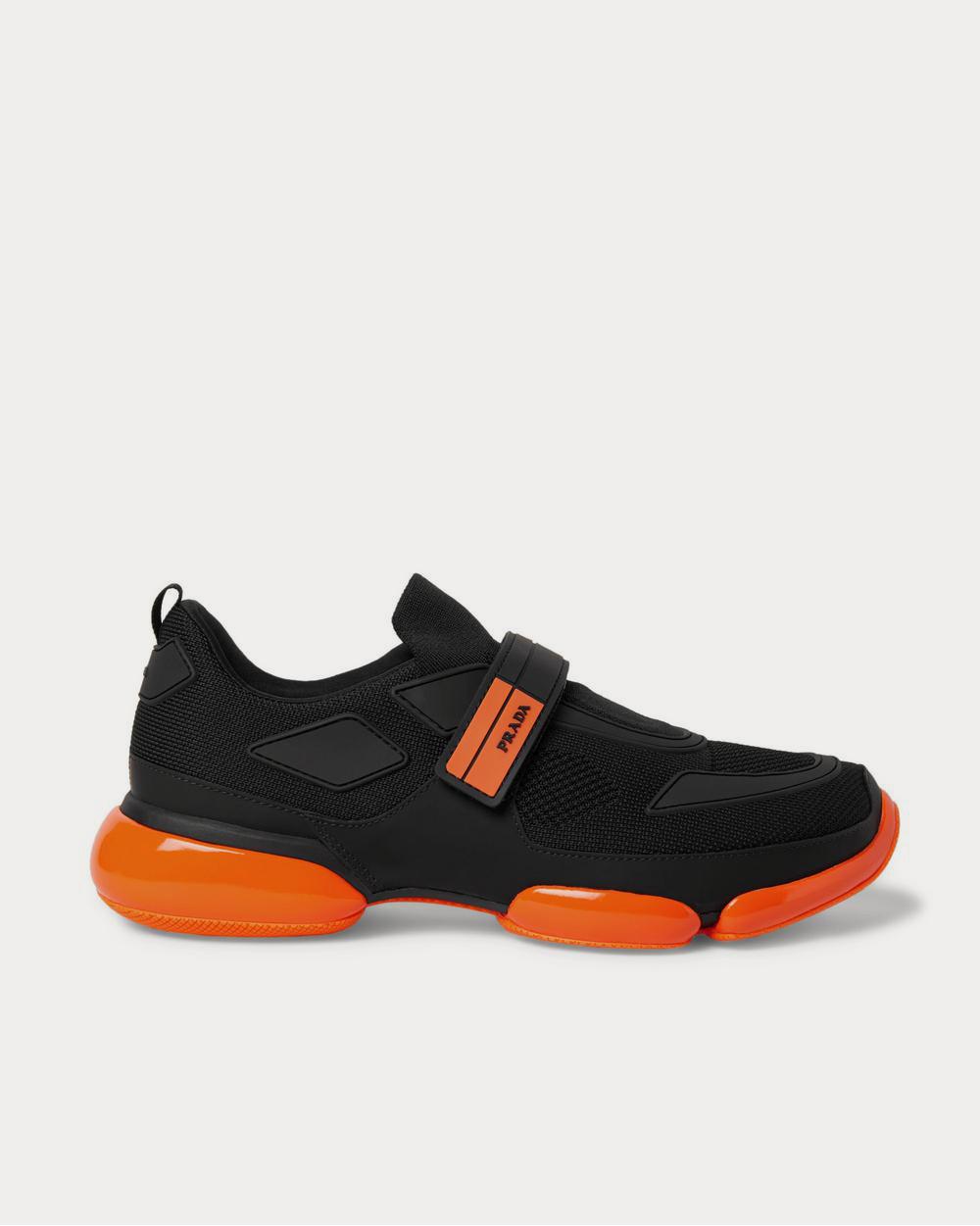 Prada Cloudbust Mesh Rubber and Leather Black low top sneakers Sneak in Peace