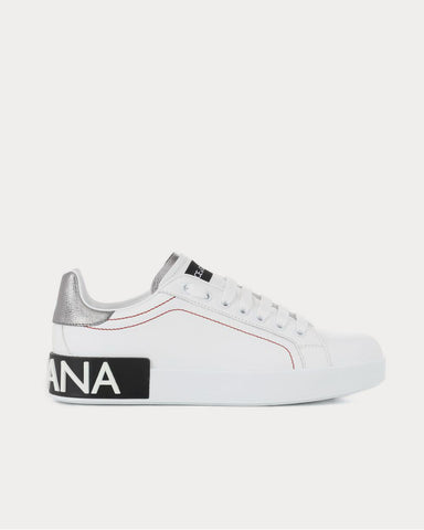 Dolce & Gabbana Portofino leather White Low Top Sneakers