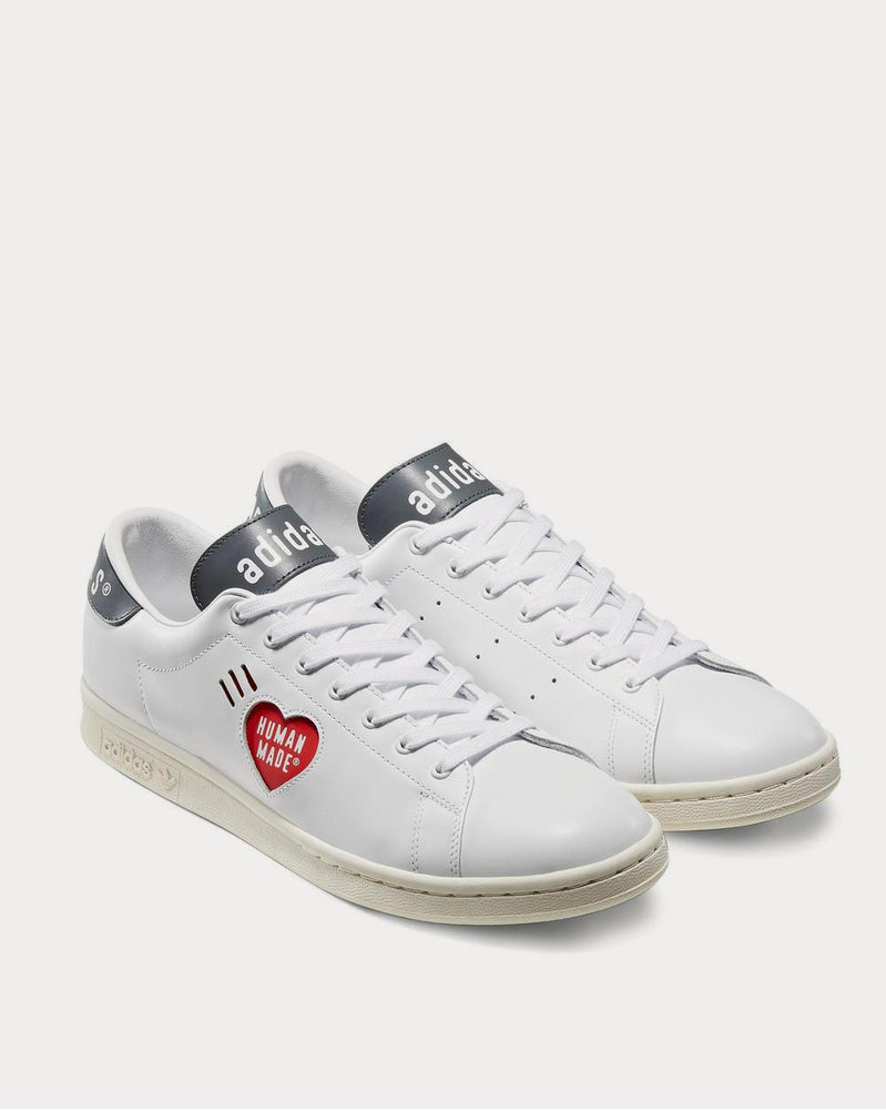 Adidas x Human Made Stan Smith Logo-Print Leather  White low top sneakers - 2