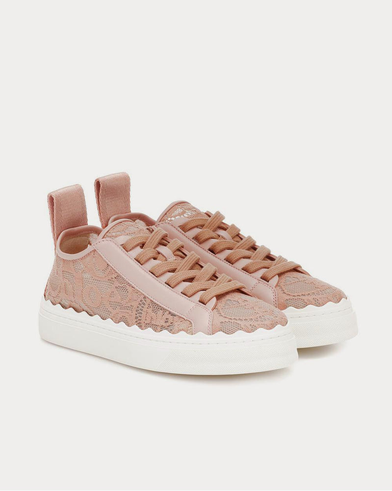 Chloé Lauren lace Pink Tea Low Top Sneakers - 2