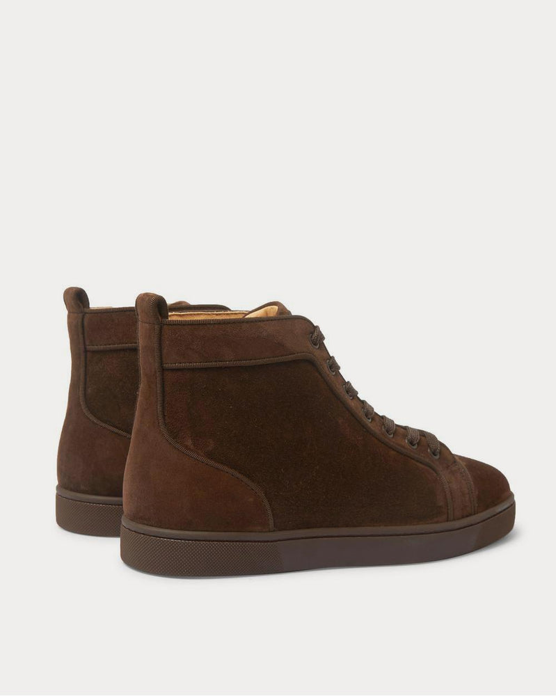 Christian Louboutin Louis Suede High-Top  Brown high top sneakers - 3