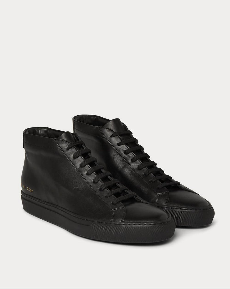 Common Projects Original Achilles Leather High-Top  Black high top sneakers - 2