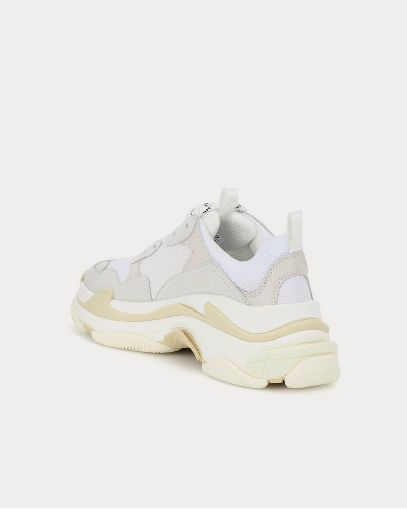 Balenciaga Triple S Blanc Low Top Sneakers - 3