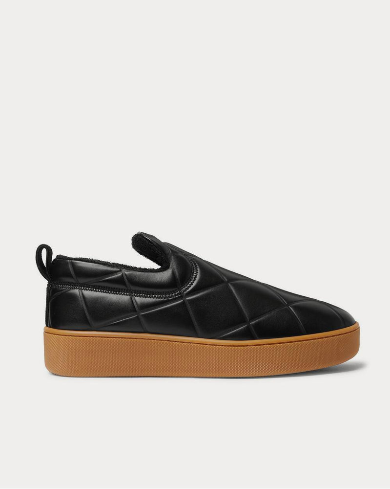 Bottega Veneta Debossed Leather Black slip on sneakers - 1