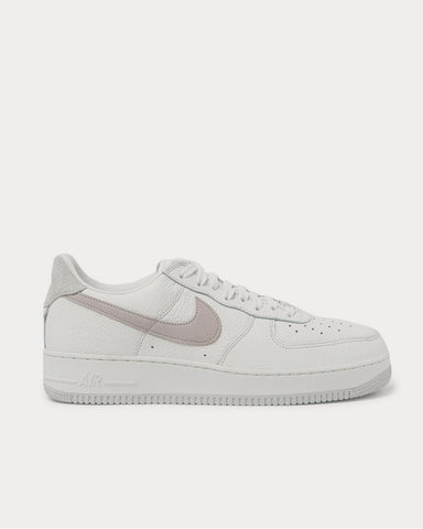 Nike Air Force 1 07 Suede-Trimmed Full-Grain Leather  White low top sneakers