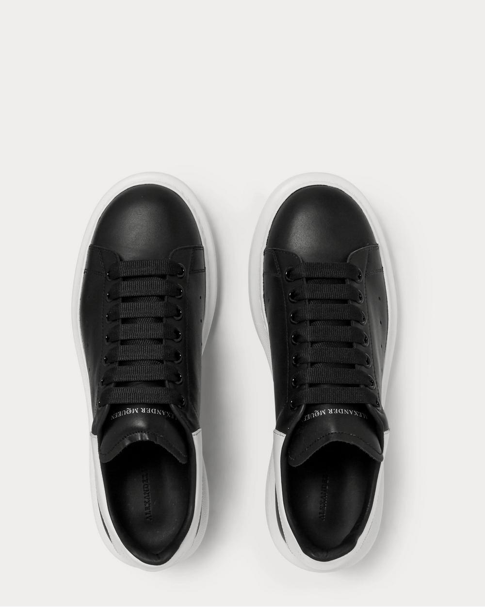 Alexander McQueen Exaggerated-Sole Leather  Black low top sneakers - 6