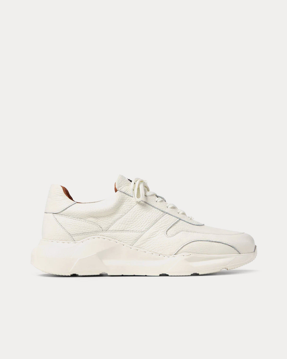 Duke + Dexter Christie White Low Top Sneakers - 1