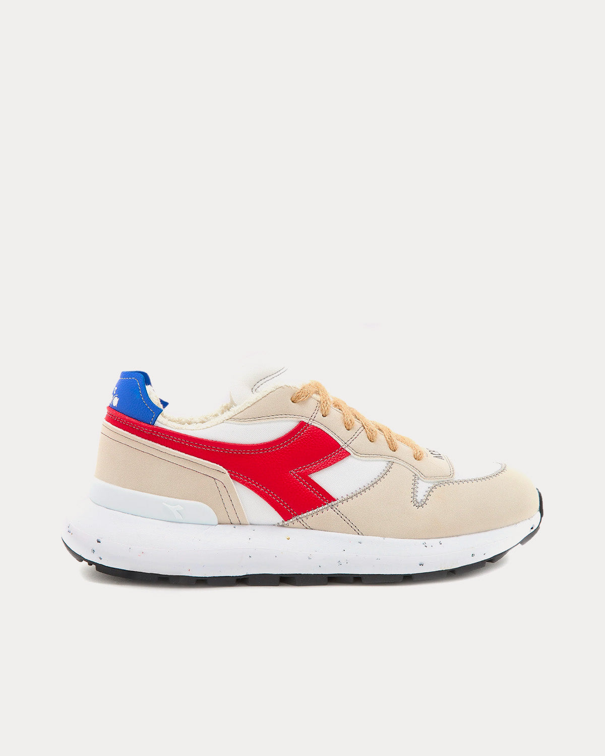 Diadora x ACBC Kmaro 42 White / Pompeian Red / Blue Nights Low Top Sneakers - 1