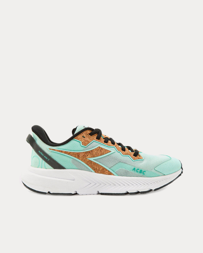 Diadora x ACBC Mythos Blushield Volo 3 Dusty Aqua Green Running Shoes - 1