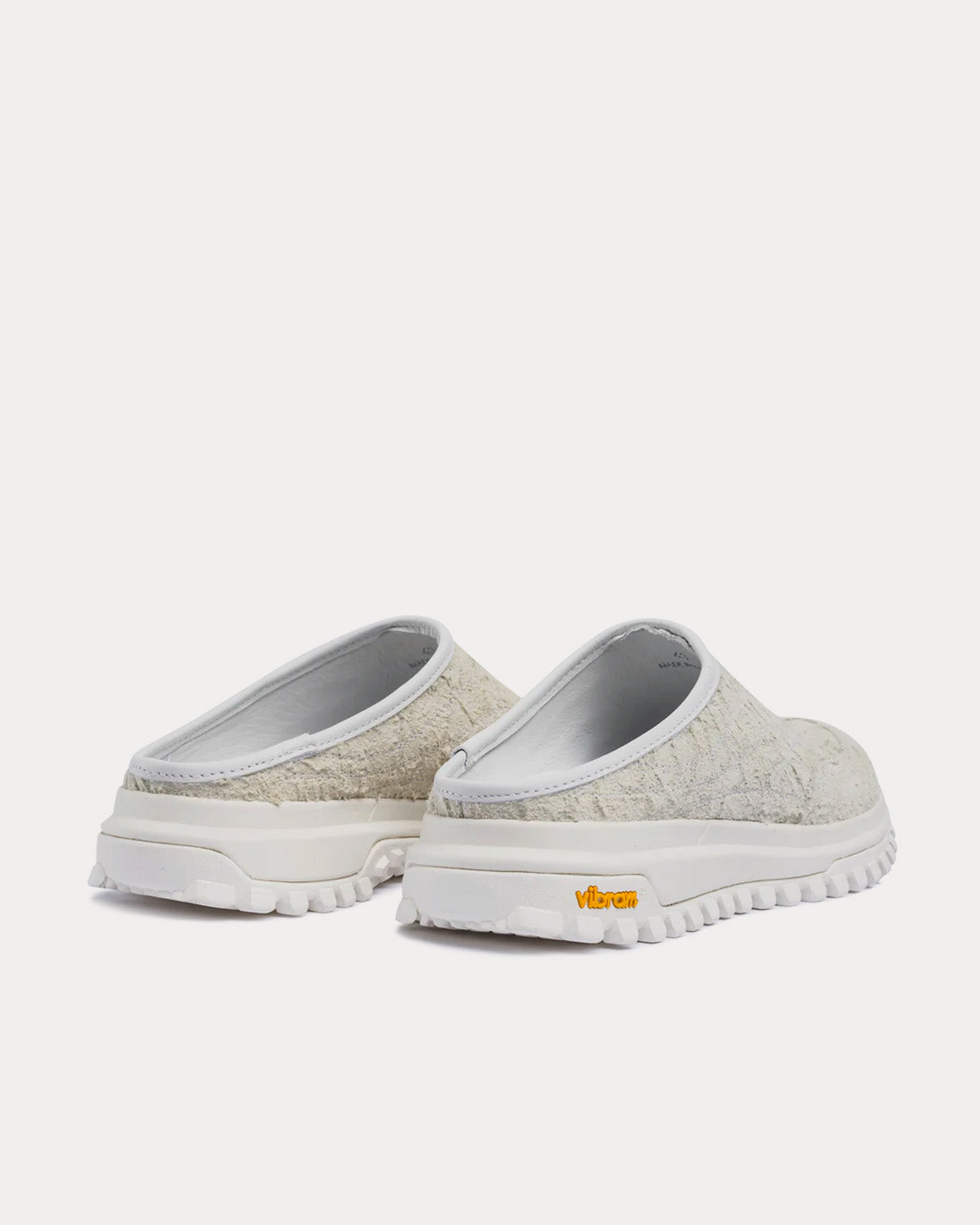 Diemme Maggiore Crackled White Slip On Sneakers - 3