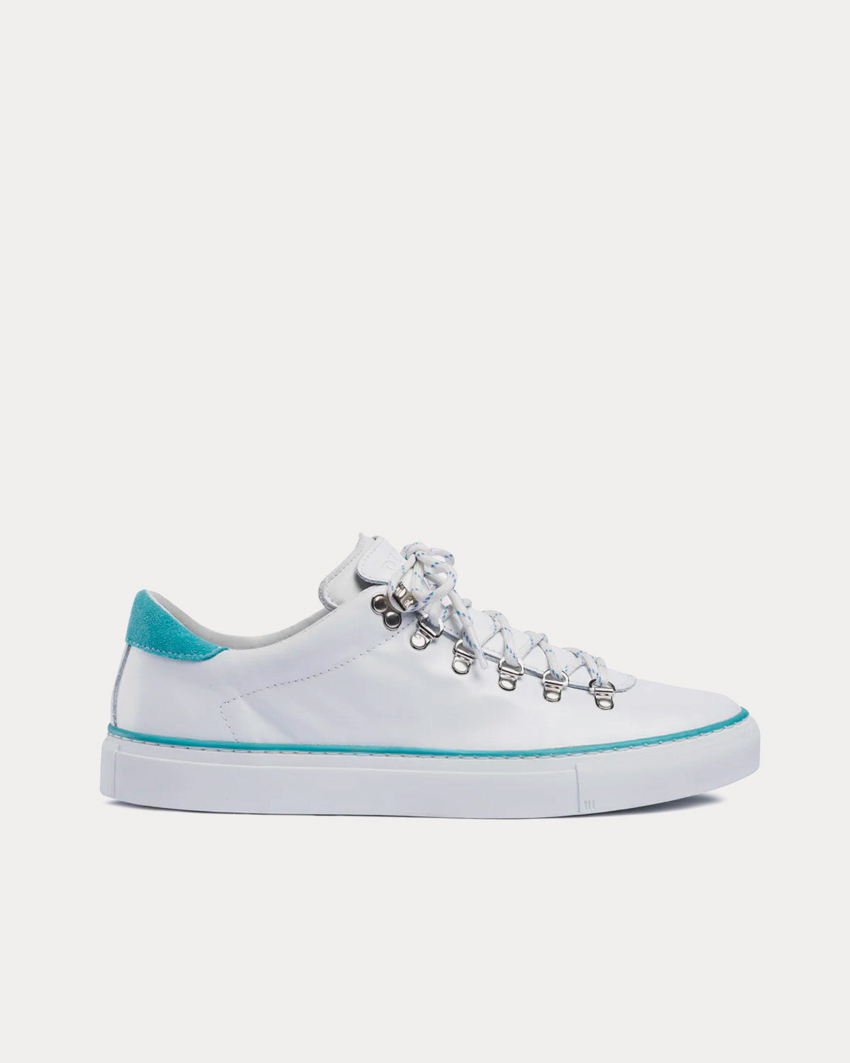 Diemme Marostica Nappa White / Aqua Low Top Sneakers - 1