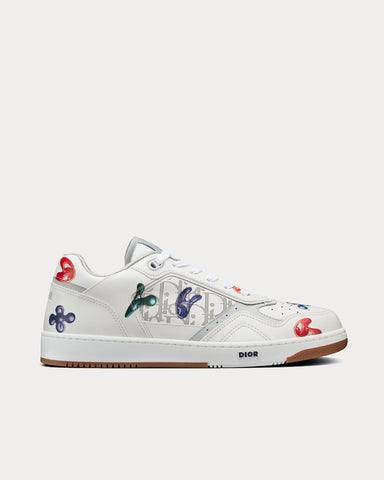 Dior x Kenny Scharf B27 White Smooth Calfskin with Printed Motif Low Top Sneakers