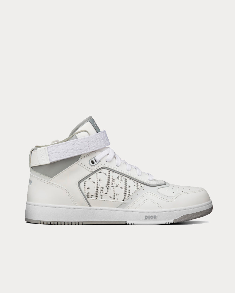 Dior B27 Dior Oblique Galaxy White High Top Sneakers - 1