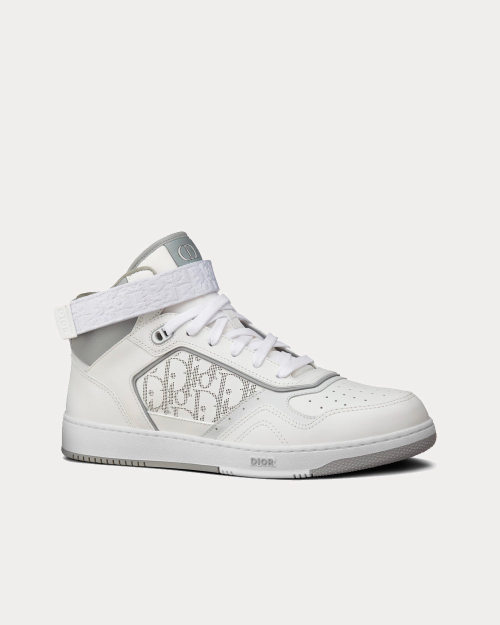 Dior B27 Dior Oblique Galaxy White High Top Sneakers - 2