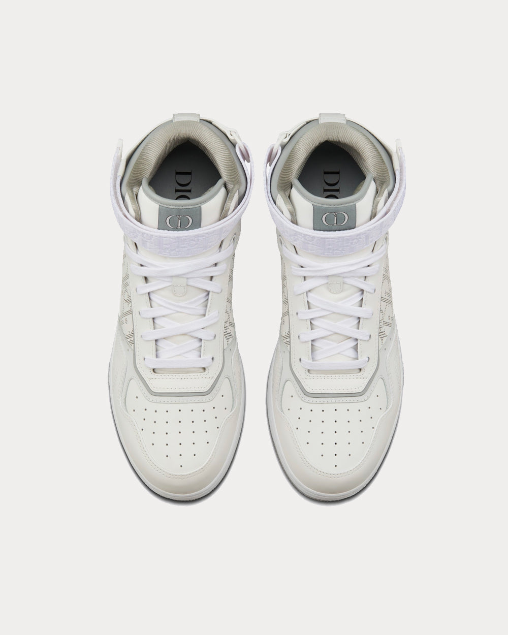 Dior B27 Dior Oblique Galaxy White High Top Sneakers - 4