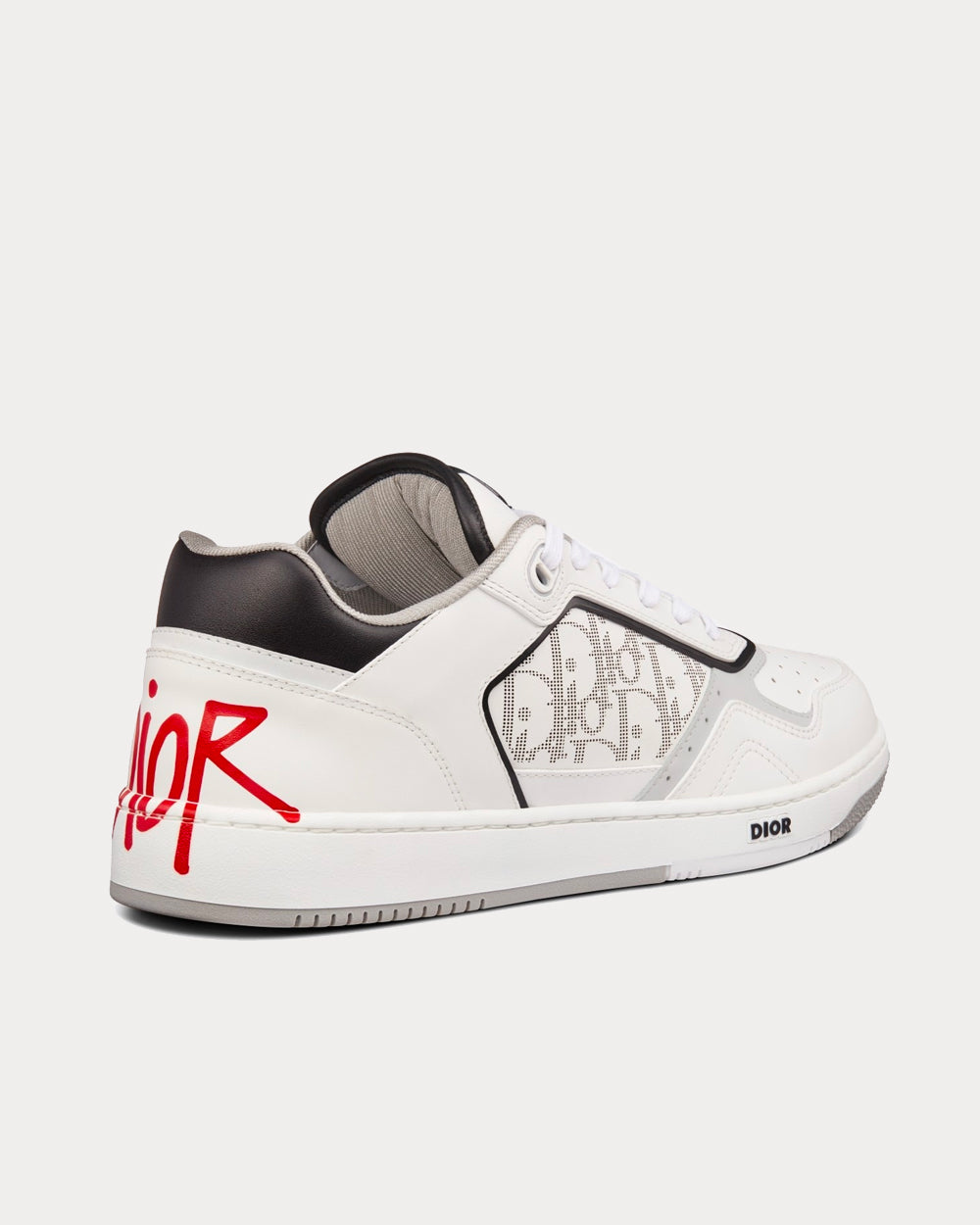 Dior x Stussy B27 DIOR AND SHAWN Signature White Low Top Sneakers - 3