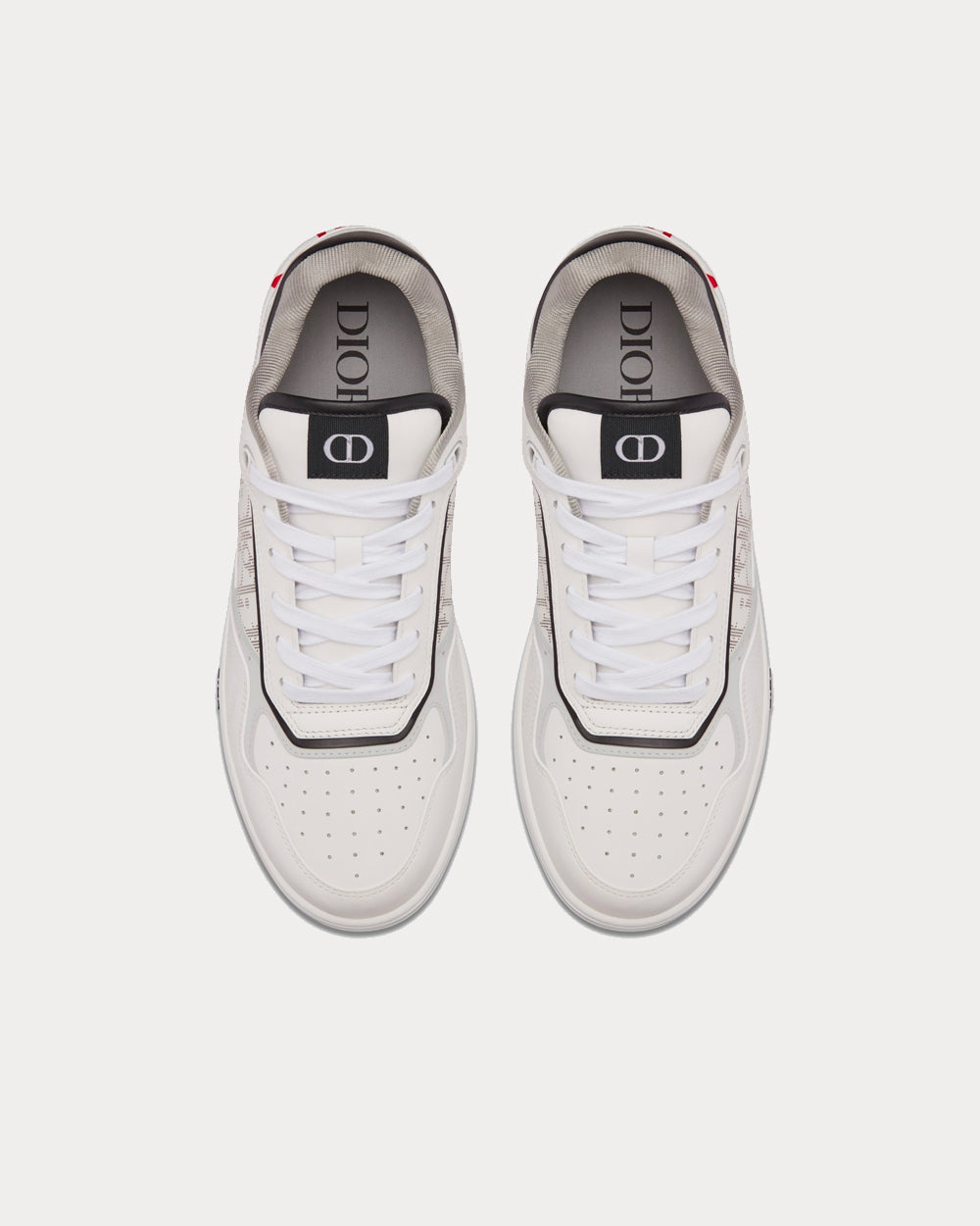 Dior x Stussy B27 DIOR AND SHAWN Signature White Low Top Sneakers - 4