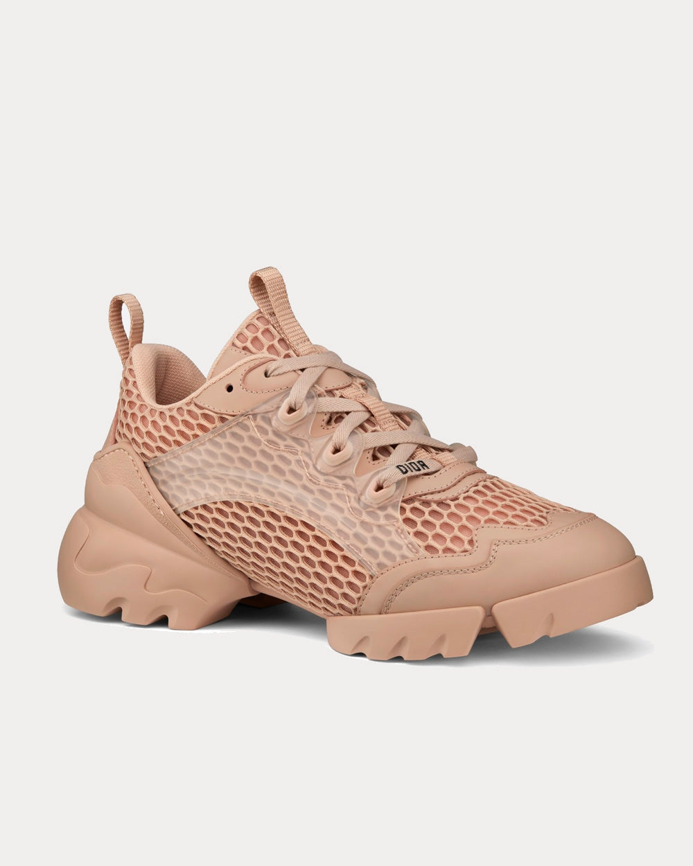 Dior D-Connect Nude Mesh Low Top Sneakers - 2