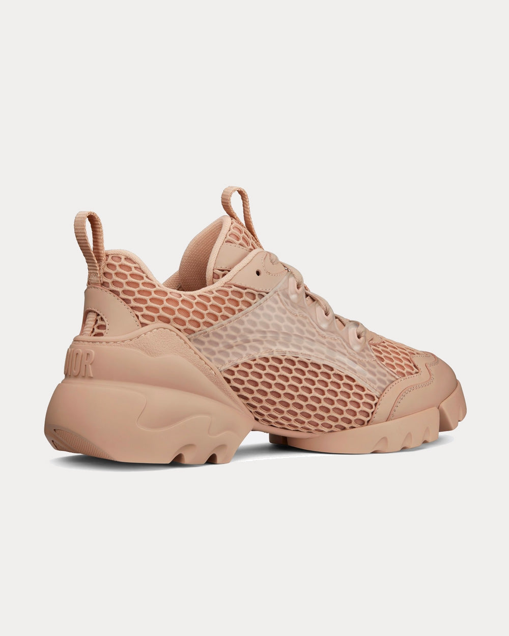 Dior D-Connect Nude Mesh Low Top Sneakers - 3