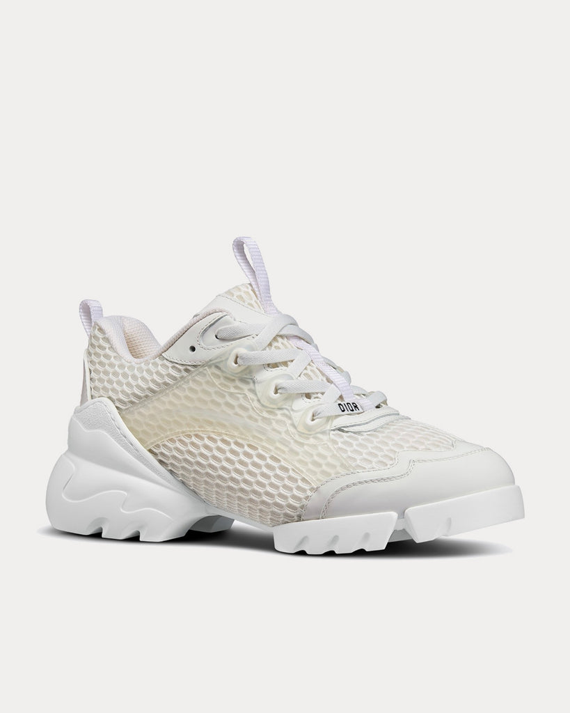 Dior B22 White and Yellow Technical Mesh with Beige and White Smooth  Calfskin Low Top Sneakers - Sneak in Peace