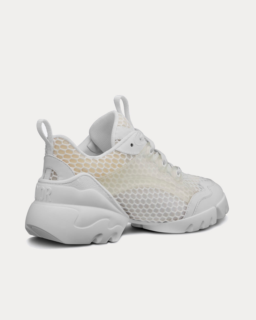 Dior D-Connect White Low Top Sneakers - 3