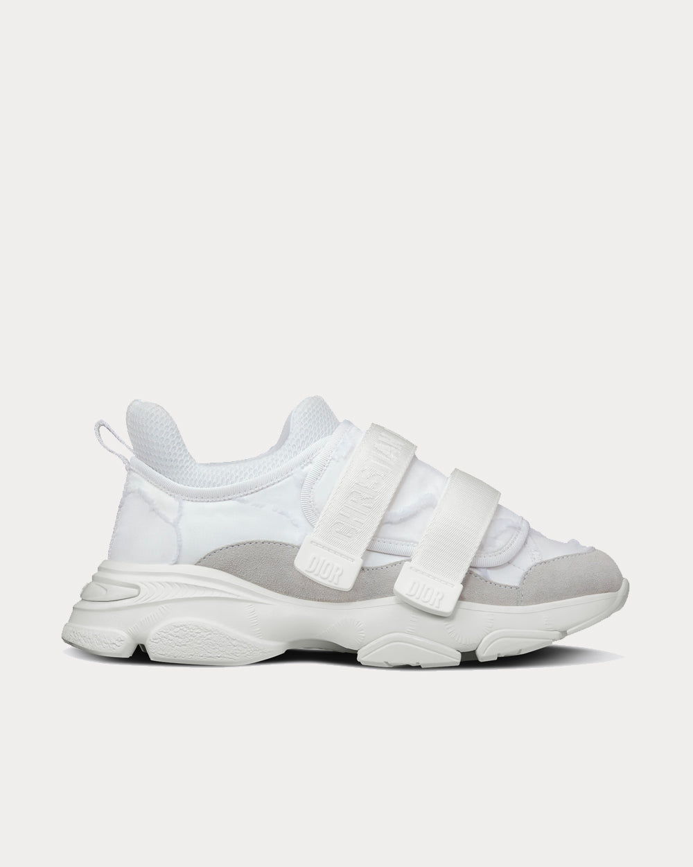 Dior D-Wander White Camouflage Technical Fabric Low Top Sneakers - 1