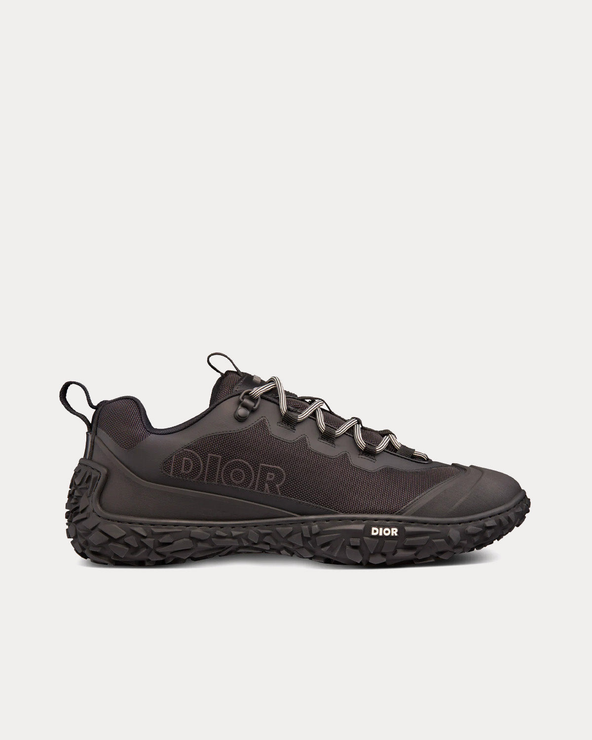 Dior Diorizon Hiking Black Technical Mesh and Rubber Low Top